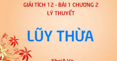 Lũy thừa là gì? Tính chất của lũy thừa với số mũ thực, căn bậc n và tính chất căn bậc n - Toán 12 bài 1